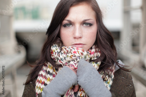 Portrait of a young woman