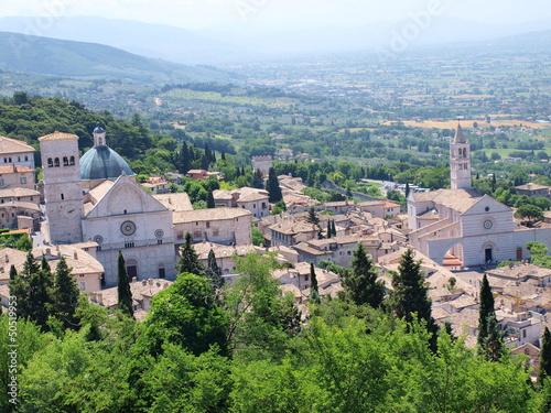 Panorama of Assisi, Italy