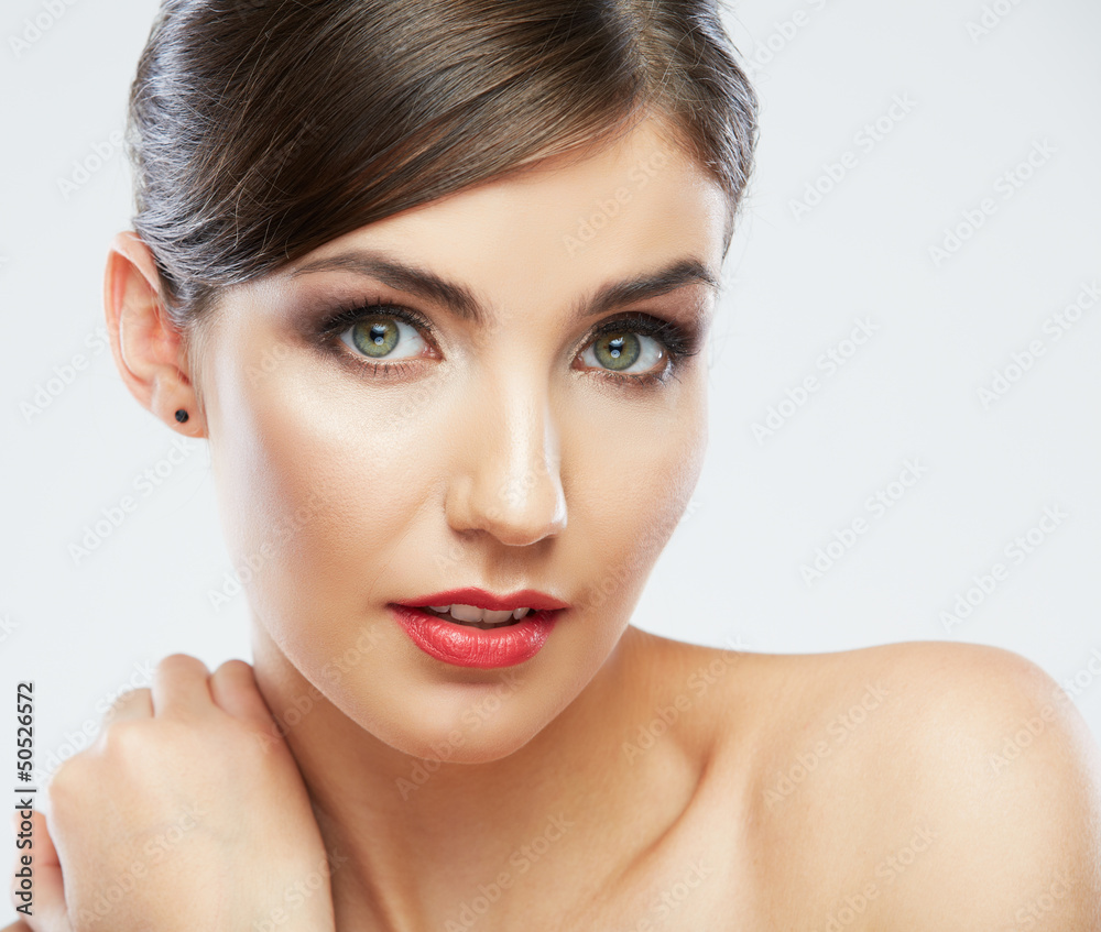 Beauty face of young woman Beauty face of young woman