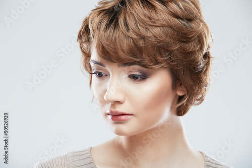 Beauty face of young woman