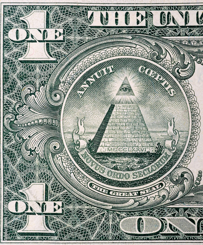 Pyramid on One Dollar