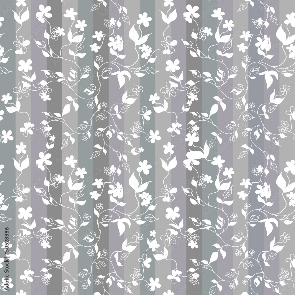 Fototapeta premium Floral seamless pattern