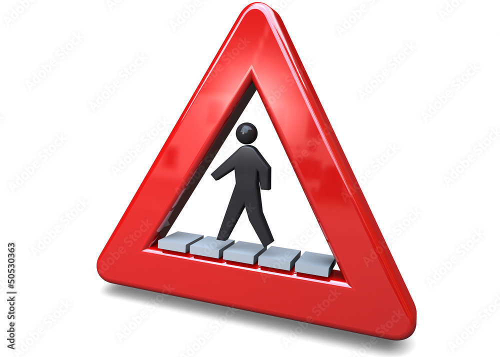 STREET SIGNAL - PEDESTRIAN CROSSING - 3D STREET SIGNAL - PEDESTRIAN CROSSING - 3D