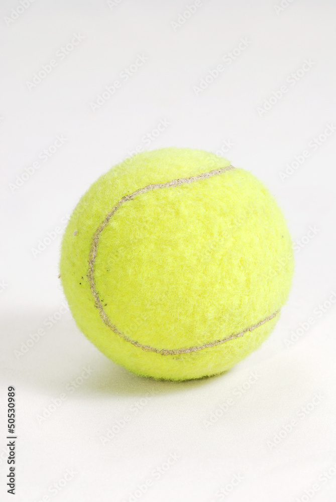 Tennis ball on isolate white background
