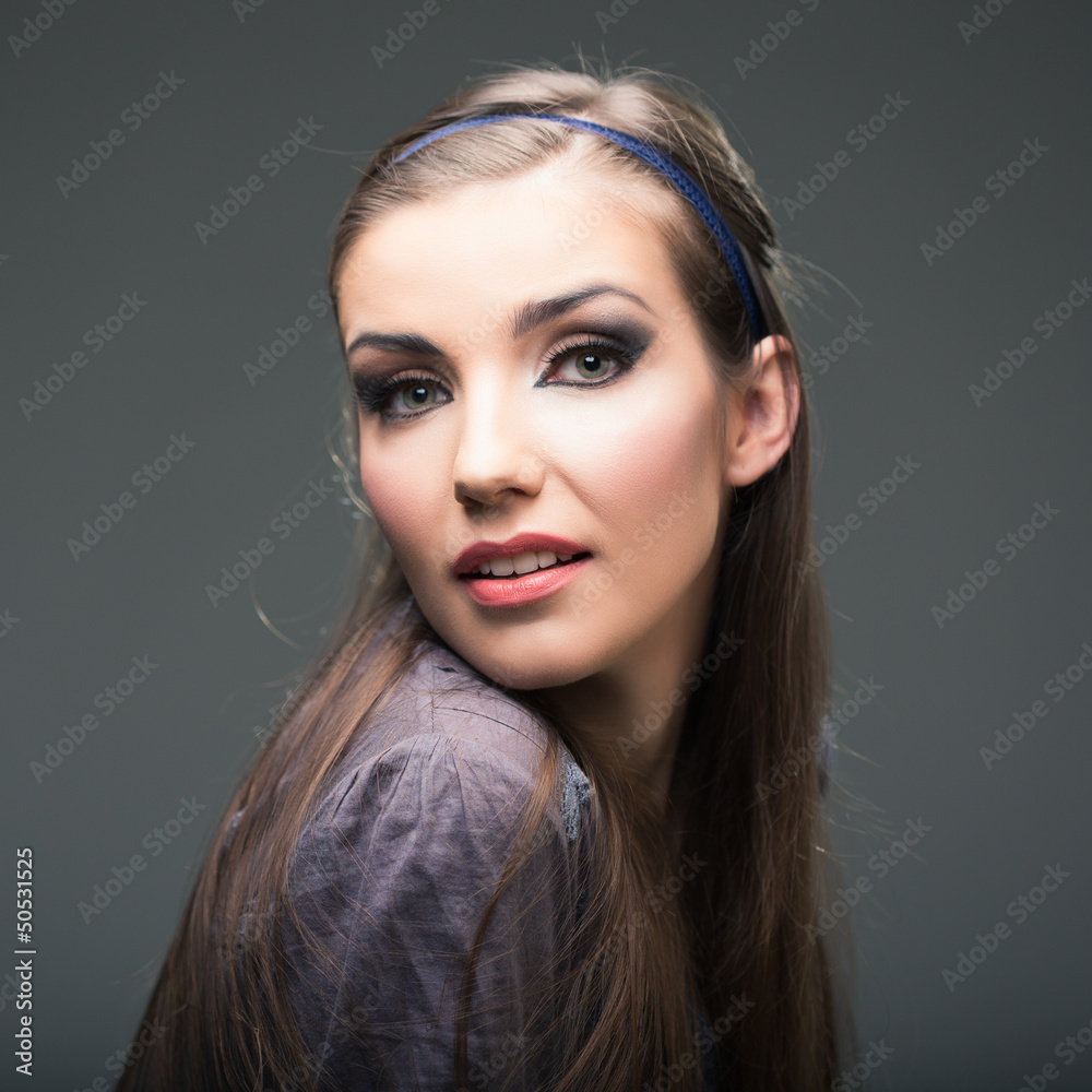 close up woman face close up woman face