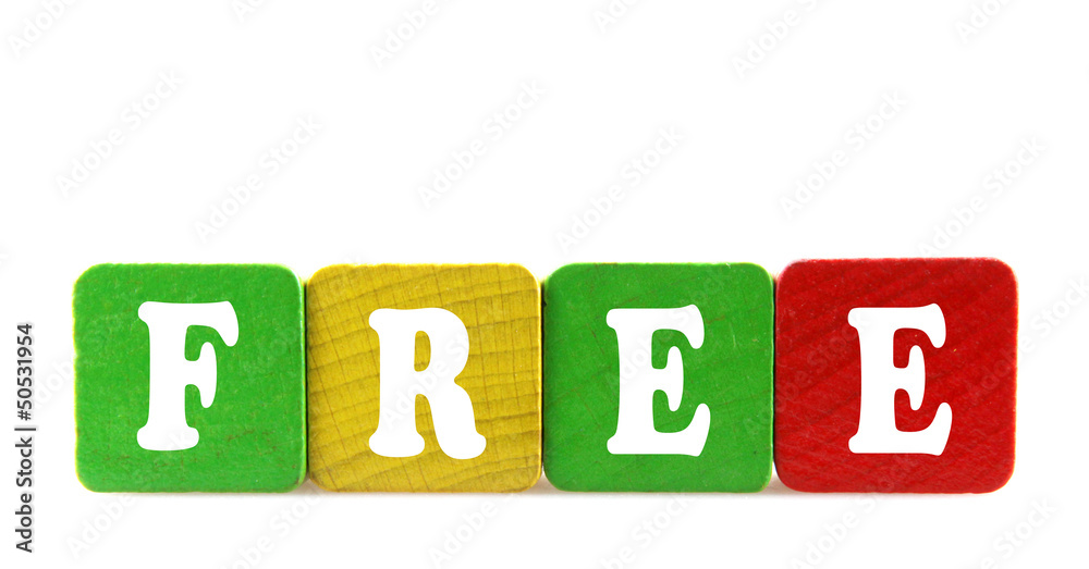 isolated text in wooden building blocks isolated text in wooden building blocks