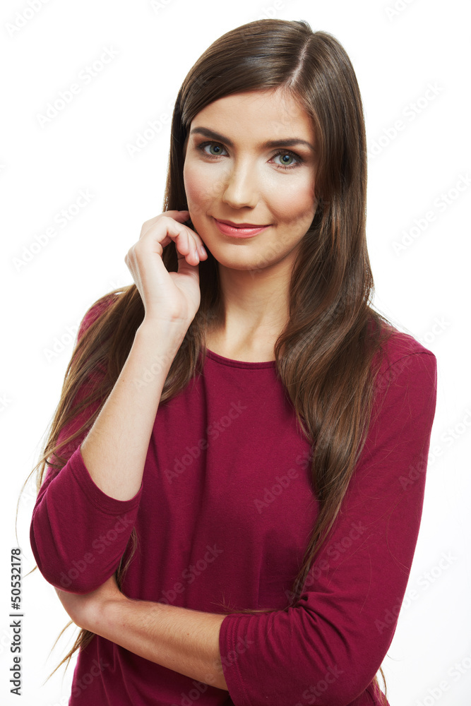 Young casual style woman portrait Young casual style woman portrait