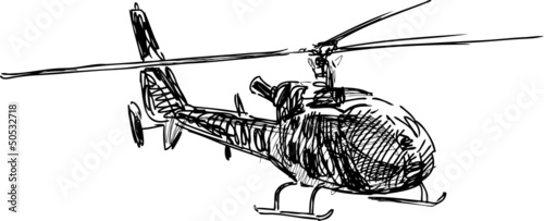 flying helicopter photo