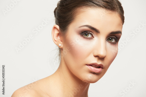 young woman isolated portrait