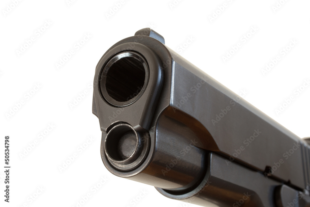 Barrel of a handgun