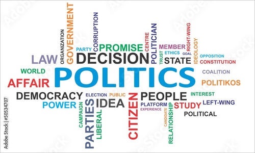 word cloud - politics