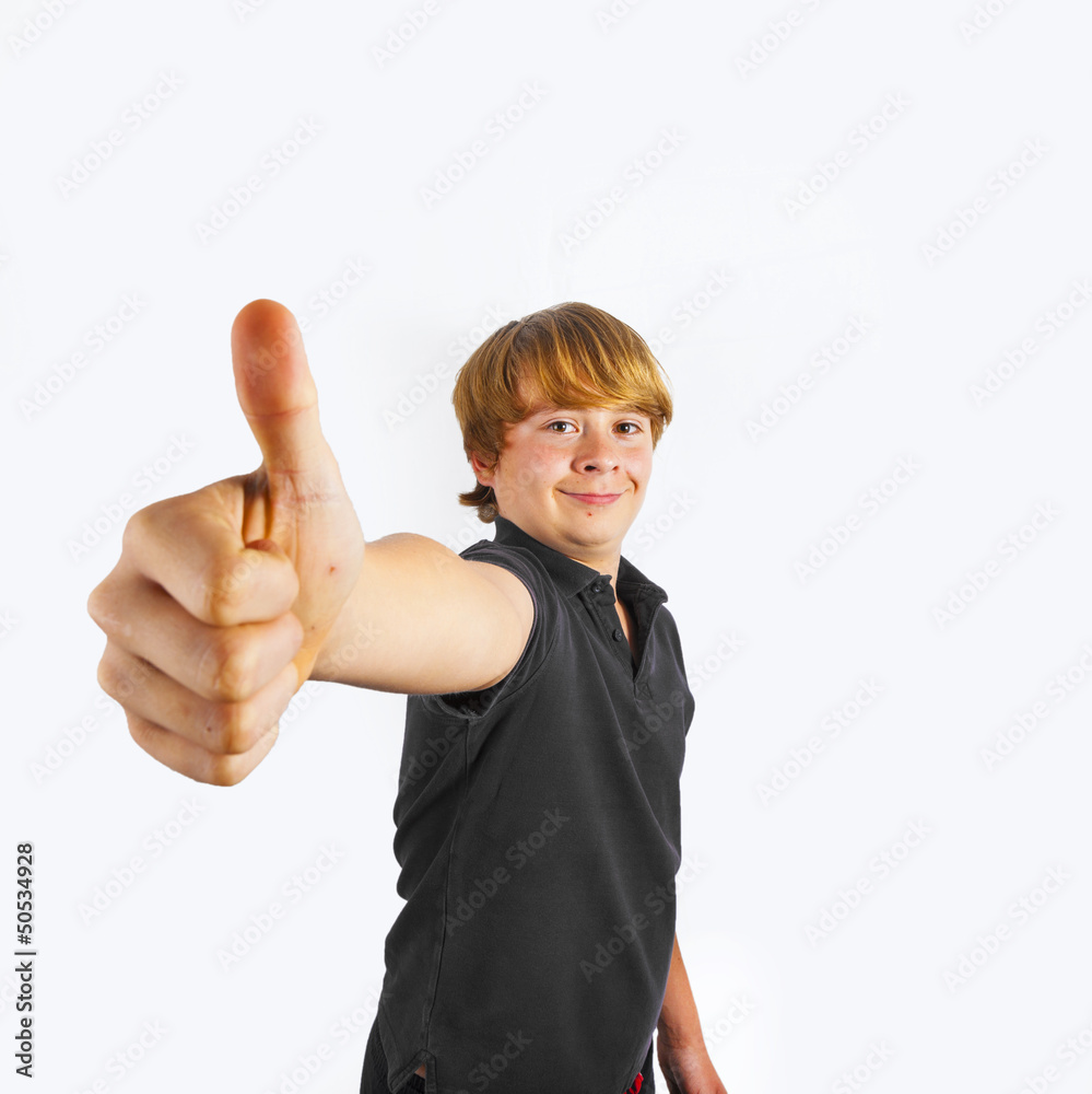 boy shows I like it with thumbs up boy shows I like it with thumbs up