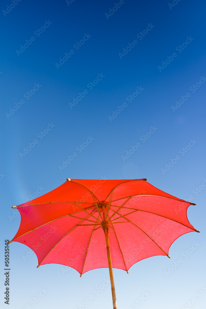 Mulberry paper umbrella.