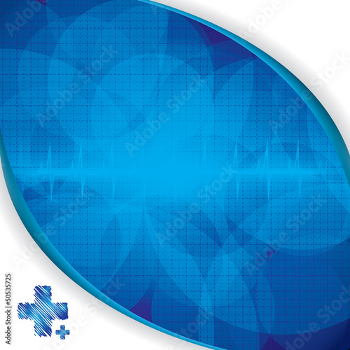 Abstract medical background