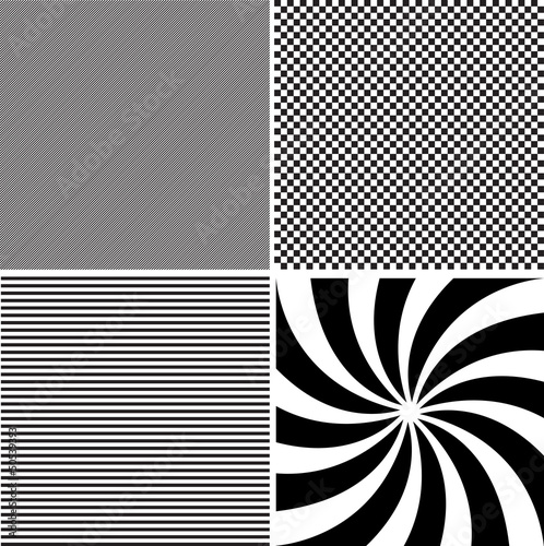 set stripes. Vector illustration.