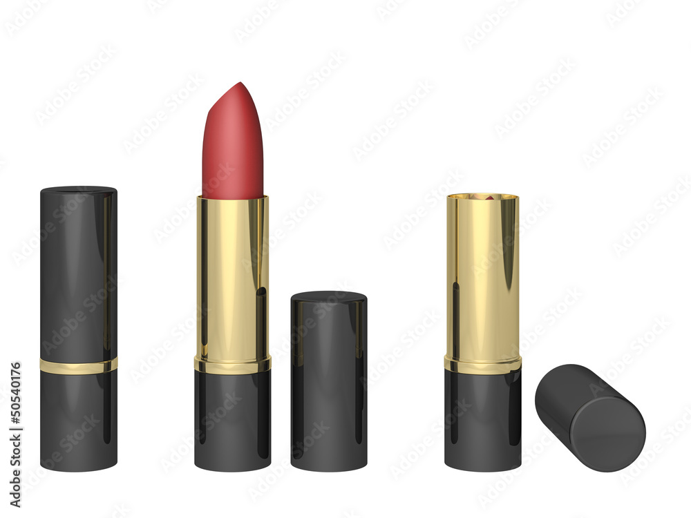 Obraz premium lipstick on a white background