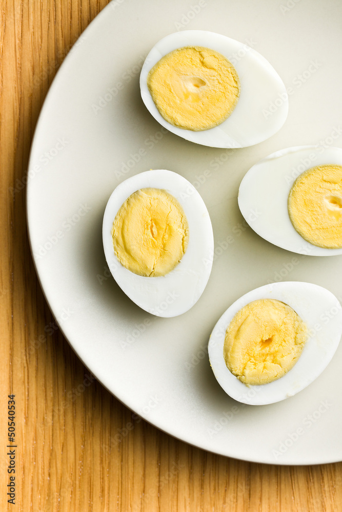 sliced boiled egg sliced boiled egg