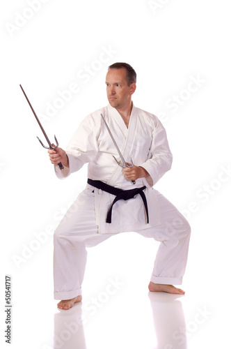 Man with sai