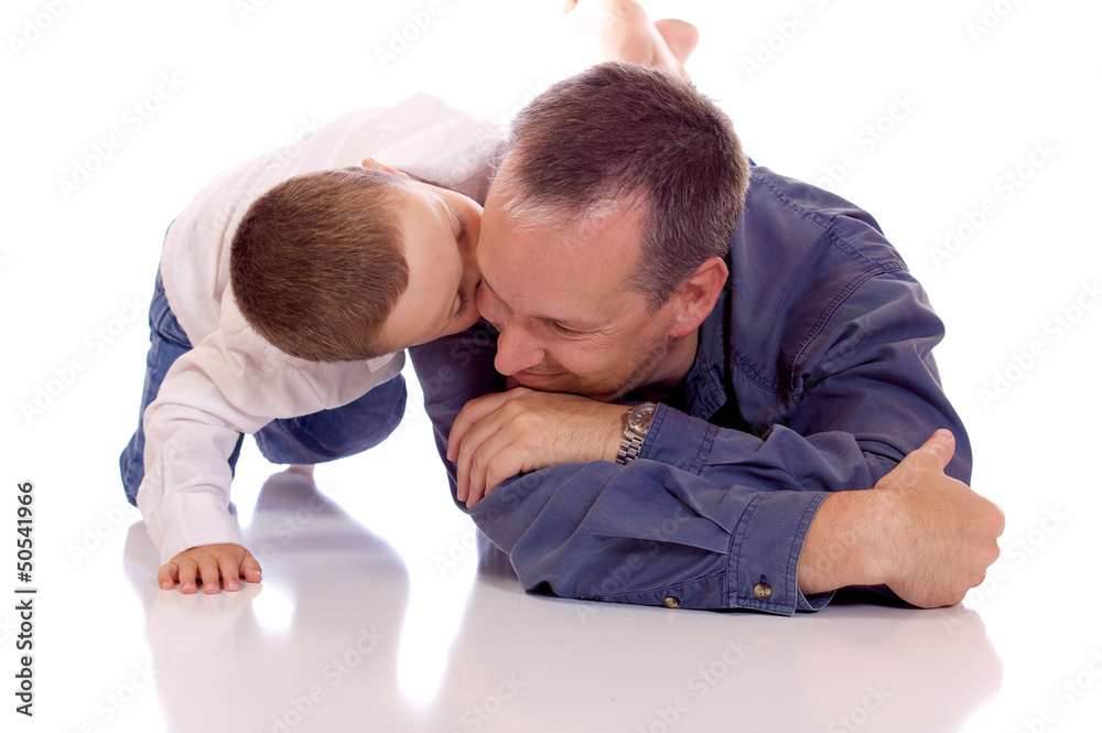 Obraz premium Father and son