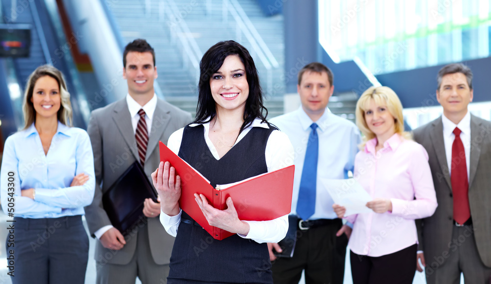 Business people team. Business people team.