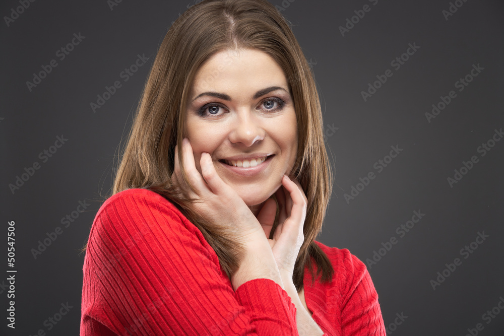 younng woman close up portrait younng woman close up portrait