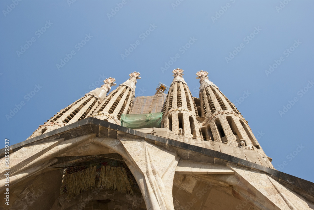 Sagrada Familia Church in Barcelona, Catalonia