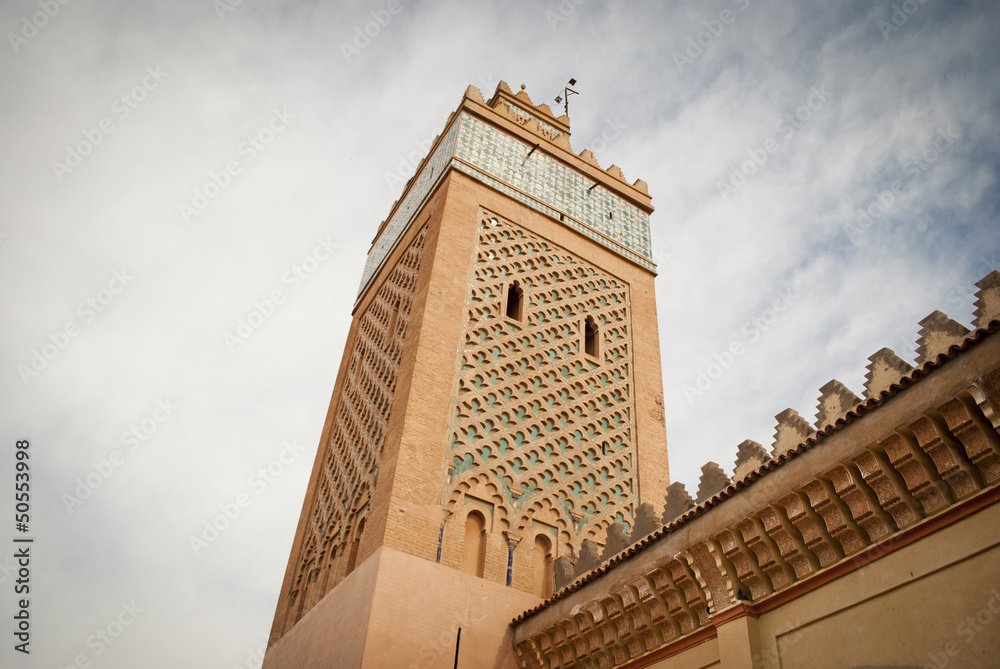 The Kasbah Mosque in Marrakech (Motocco)