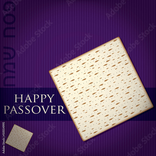 Passover card in vector format.