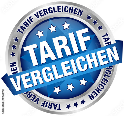 Button Banner "Tarif vergleichen" blau/silber