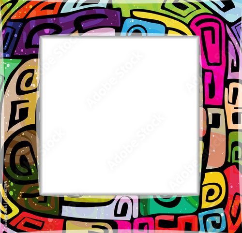 Colorful modern frame