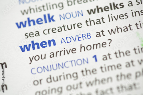 Whelk and when definition