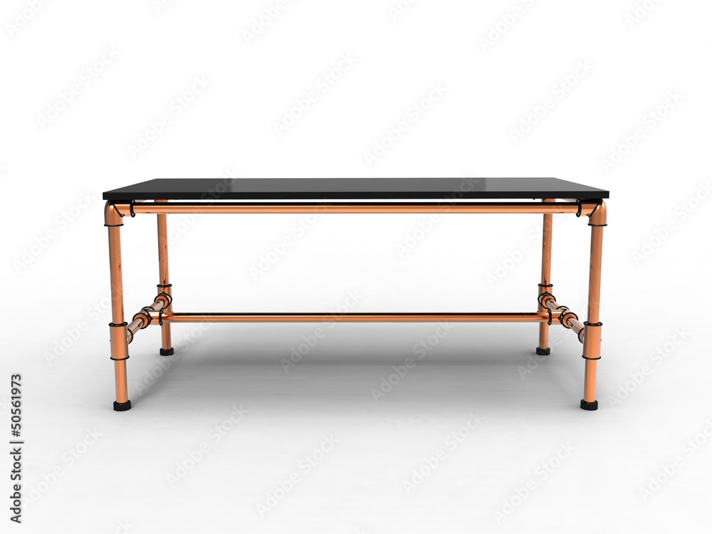 Copper Office Table