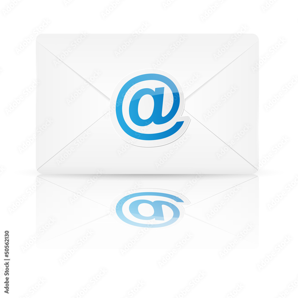Envelope with email. Vector illustration. Envelope with email. Vector illustration.