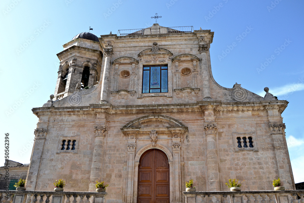 Church with staircase, Palazzolo Acreide - Syracuse
