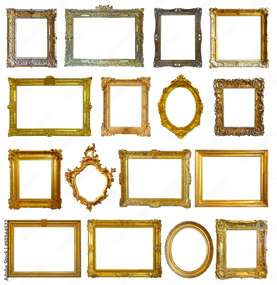 Obraz premium Set of 16 picture frames