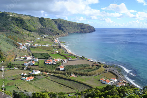 Azores, Santa Maria, Praia Formosa - beach with white sand