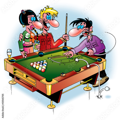 Analoge Spiele: Billard photo