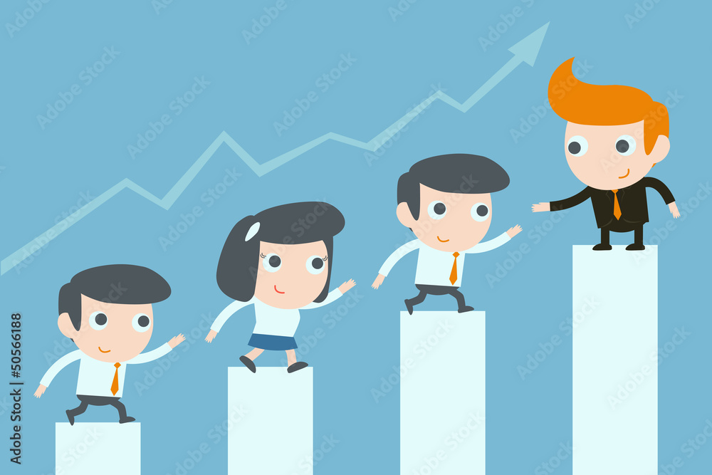 teamwork of business people teamwork of business people