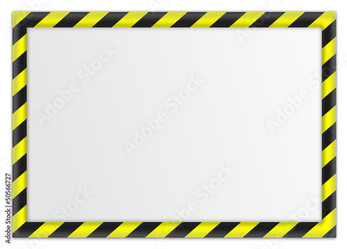 Warntafel gelb schwarz