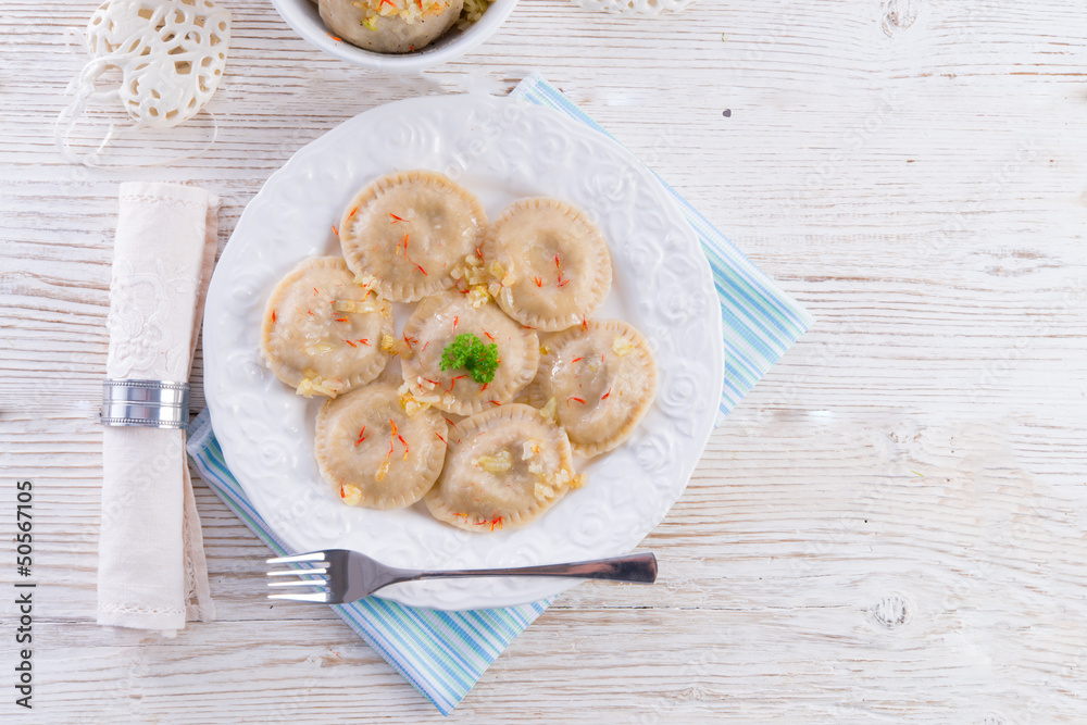 pierogi with meat