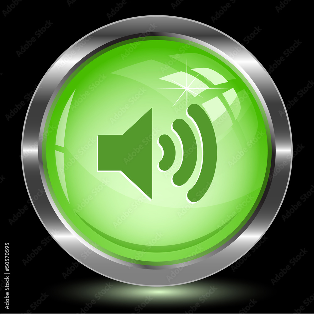 Speaker. Internet button. Vector illustration. Speaker. Internet button. Vector illustration.