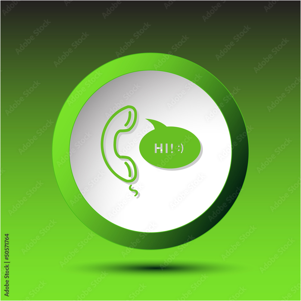 Support. Plastic button. Vector illustration. Support. Plastic button. Vector illustration.