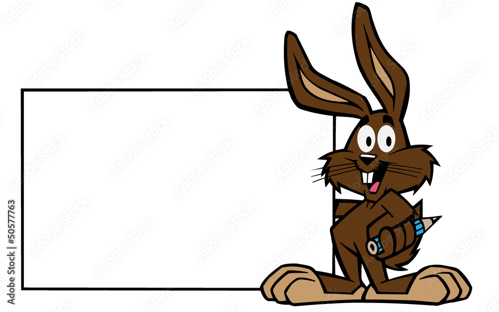 Obraz premium Easter bunny character