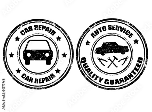 Auto service stamp