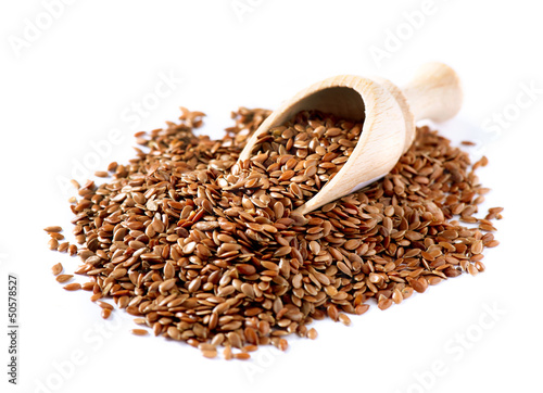 Принти на полотні Flax seeds, Linseed, Lin seeds close-up