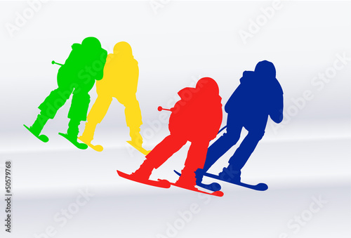 Skicross Weltcup bunt