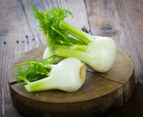 Fresh organic fennel