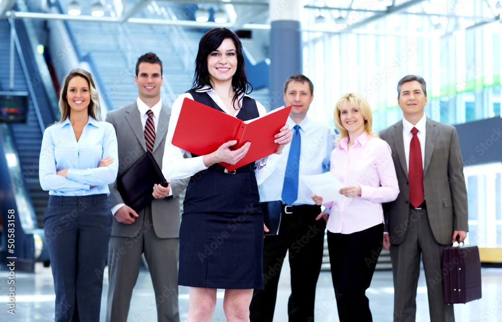 Business people team. Business people team.