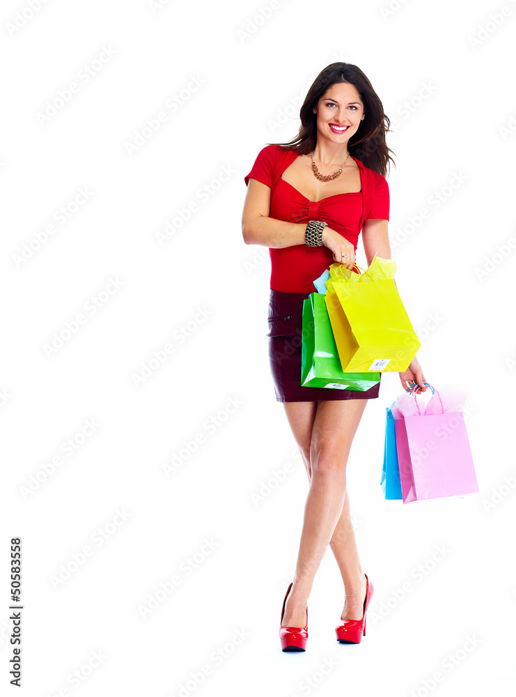 Shopping woman. Shopping woman.