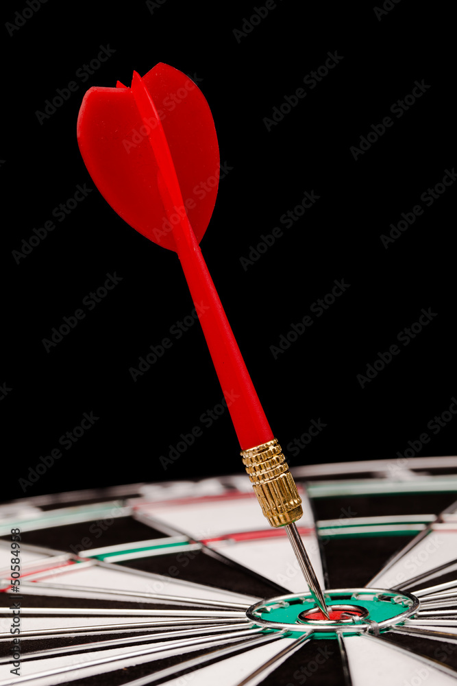 darts in the target darts in the target